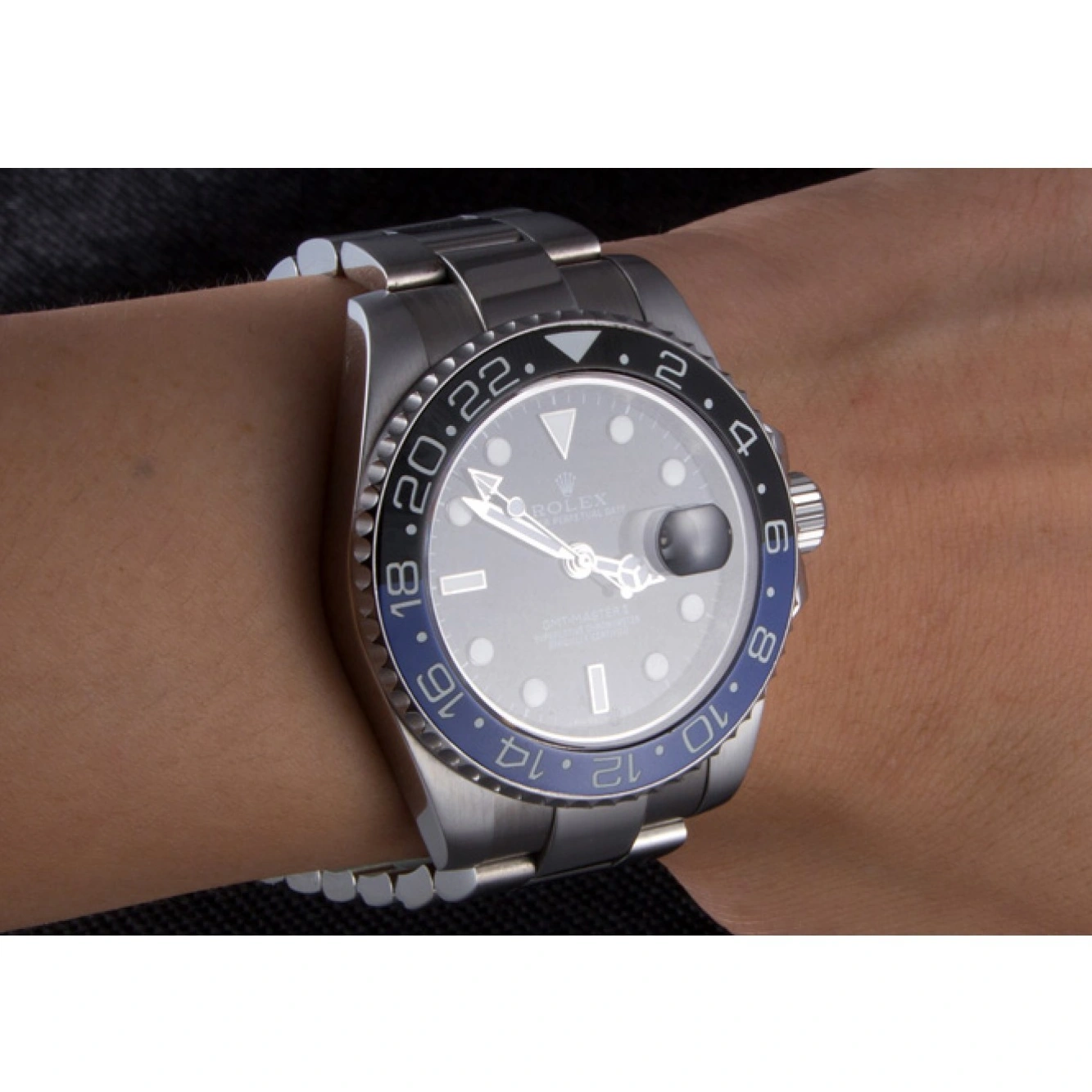 AAA Replica Watches GMT Master Steel II Collection Stainless Brushed 621492 Band Rolex Oyster 1016